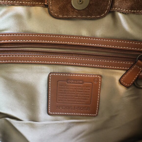 Vintage Coach Poppy For Peace Tote Bag 9258 - Picture 6 of 6